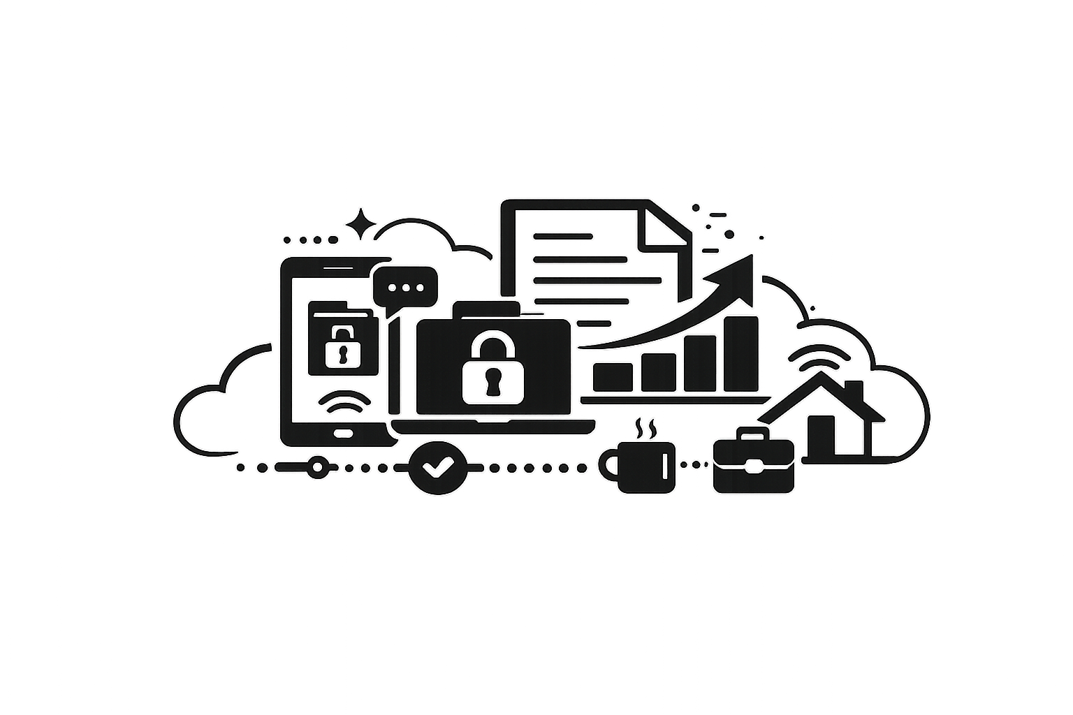 재택근무 및 분산 근무 지원