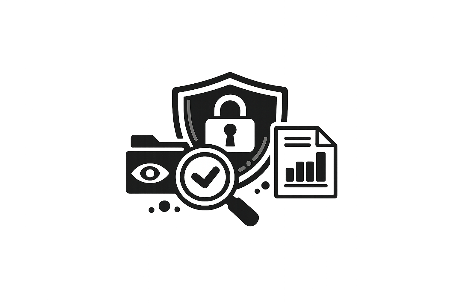 데이터 가시성 및 통제력 향상 아이콘