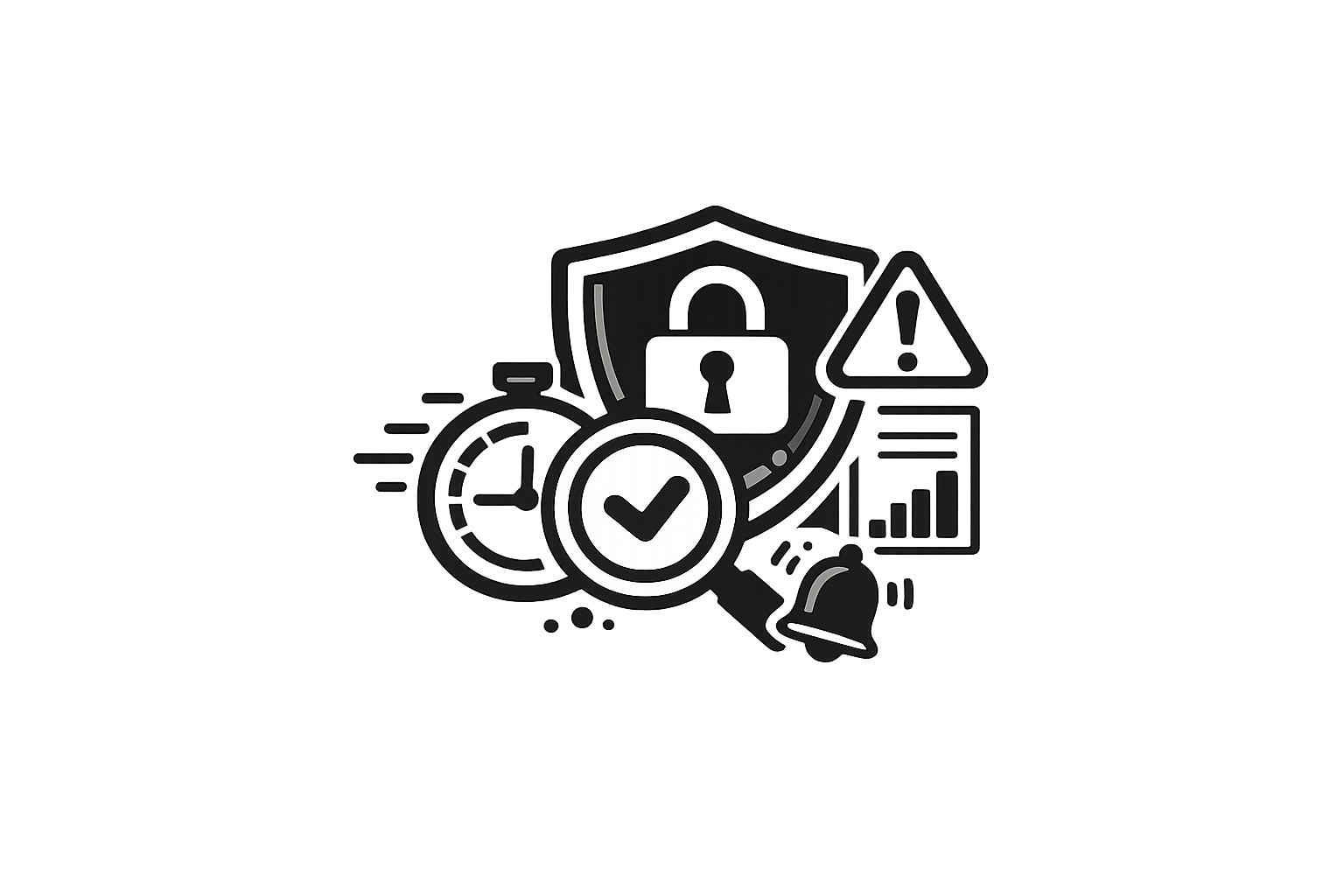 사고 대응 시간 단축 아이콘