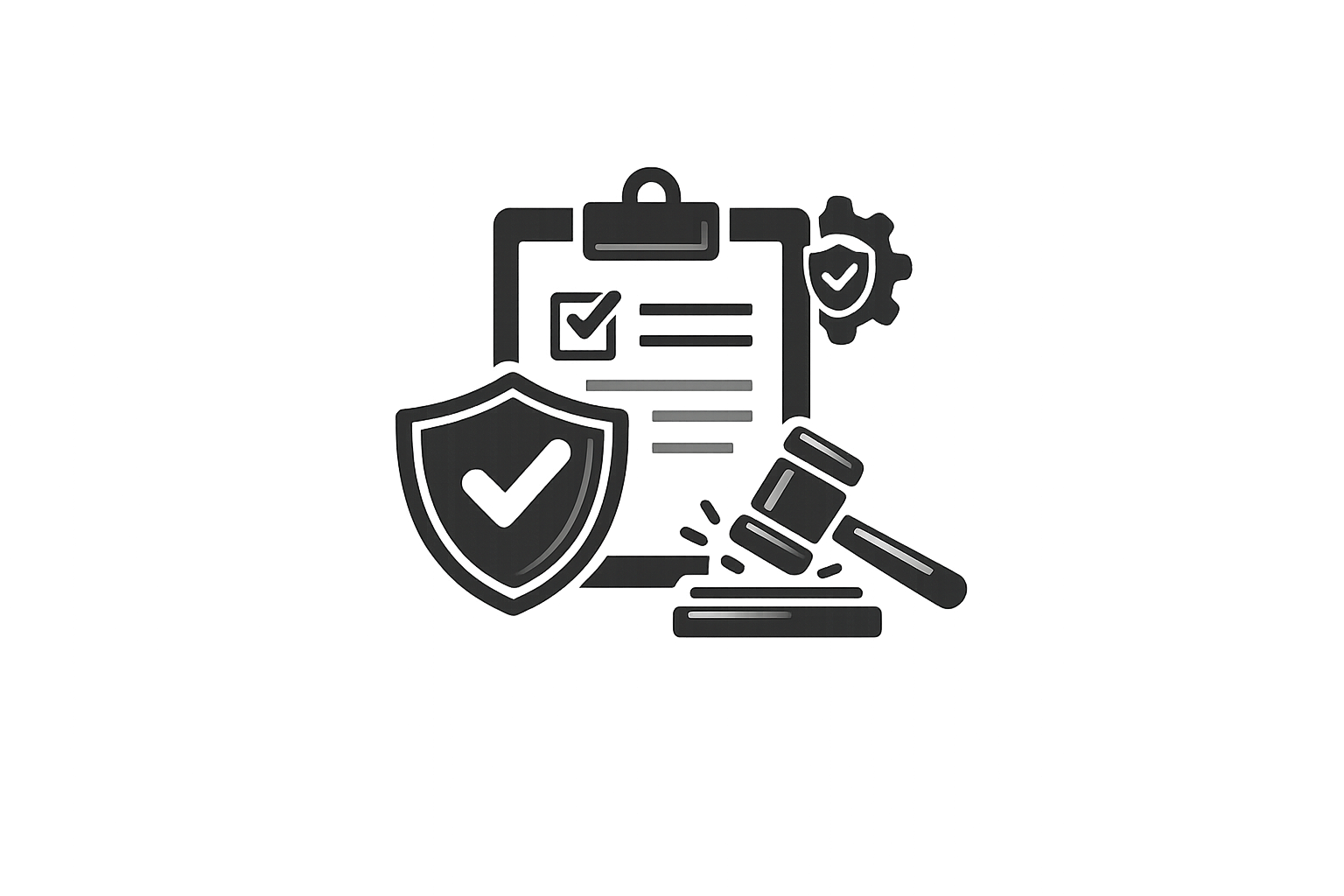 감사·규정 준수 강화 아이콘