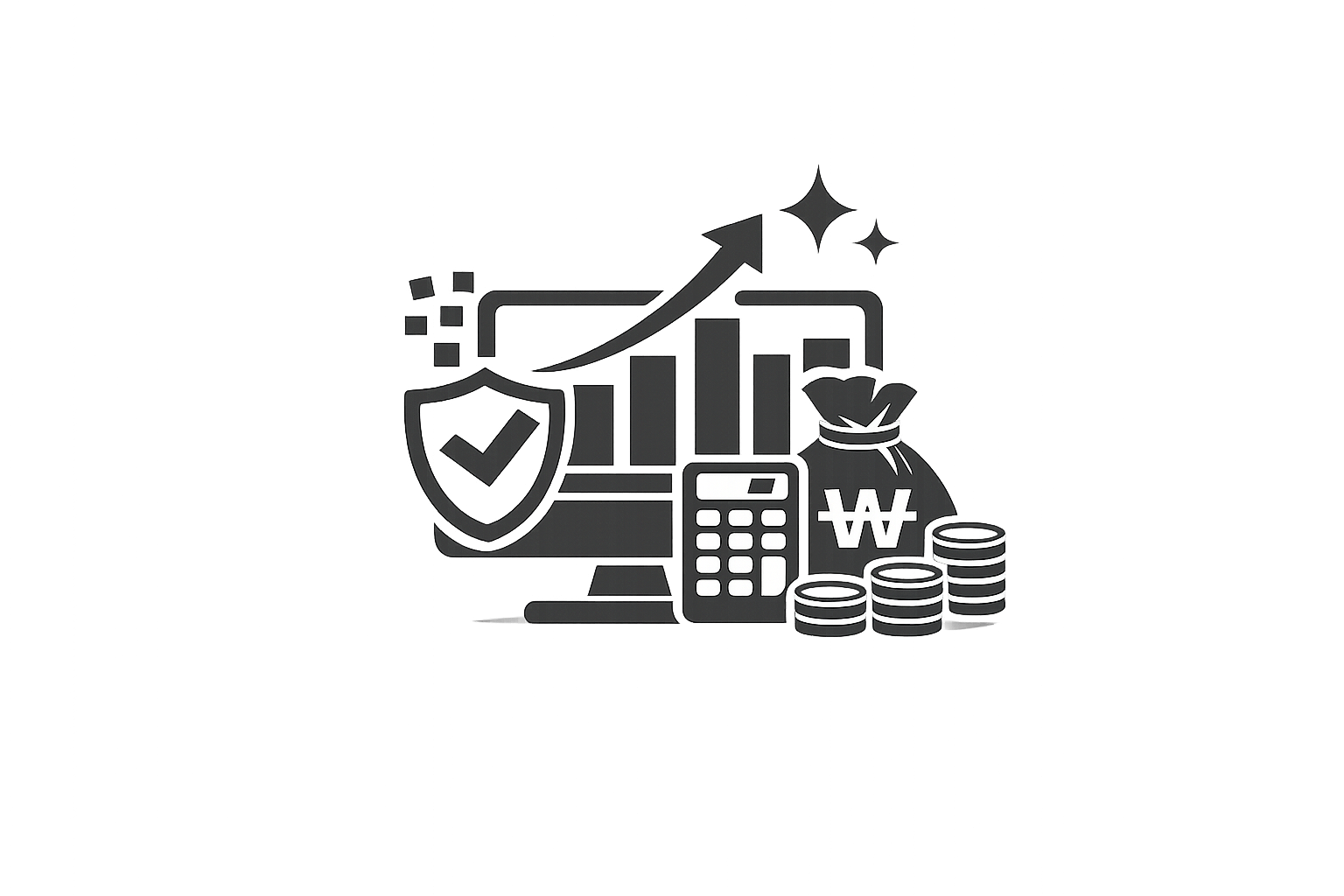 비용 절감 아이콘