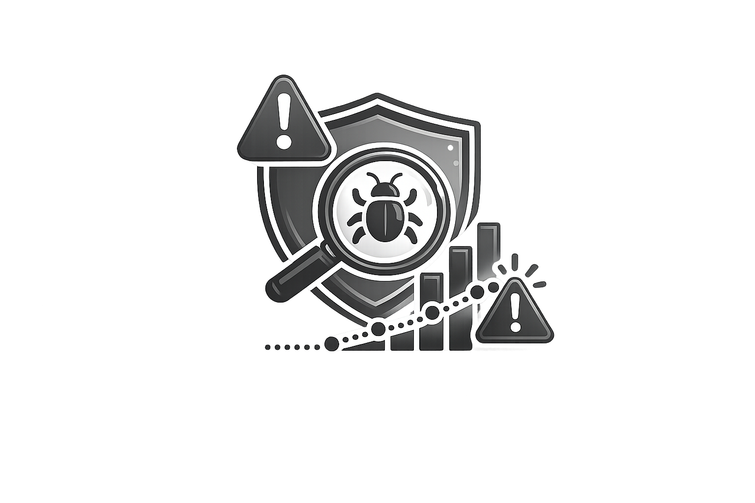 보안 위협 탐지 강화 아이콘